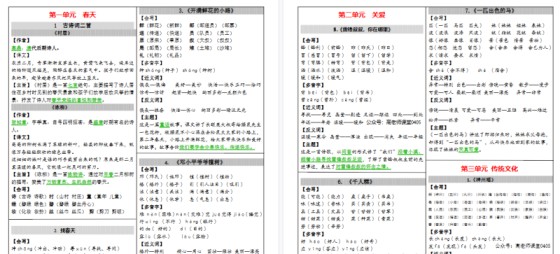 【2026春7页】最新版二下课课贴-免费学习资料下载 - 开学吧