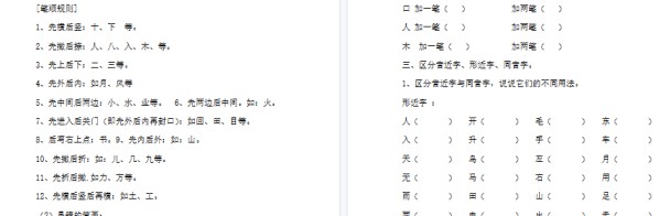 【3页完整版】辨析形近字、多音字练习资料【高清直接可打印】-免费学习资料下载 - 开学吧