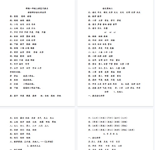 【26页完整版】复习知识点汇总【高清直接可打印】-免费学习资料下载 - 开学吧