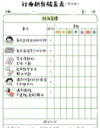 【新版】新积分表【高清无水印】-免费学习资料下载 - 开学吧