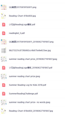 暑假阅读记录summer reading log-免费学习资料下载 - 开学吧