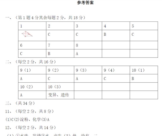 7页【六下科学】教科版双减政策下期末摸底练习 B卷-免费学习资料下载 - 开学吧