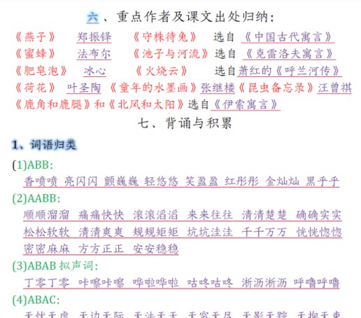 13页三（下）语文+寒假预习：全册考点汇总-免费学习资料下载 - 开学吧
