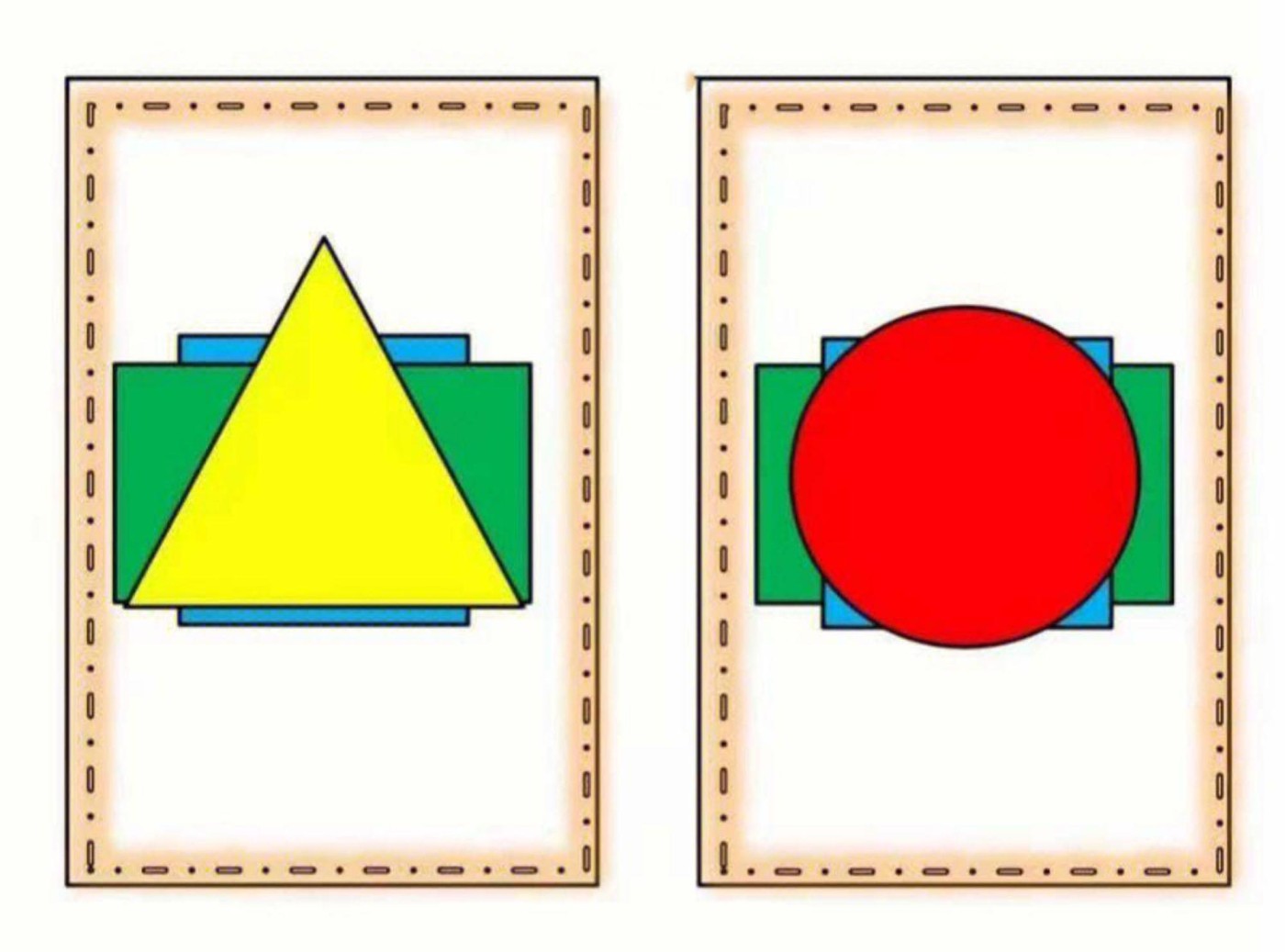 图形叠叠乐（小中班益智区）-免费学习资料下载 - 开学吧