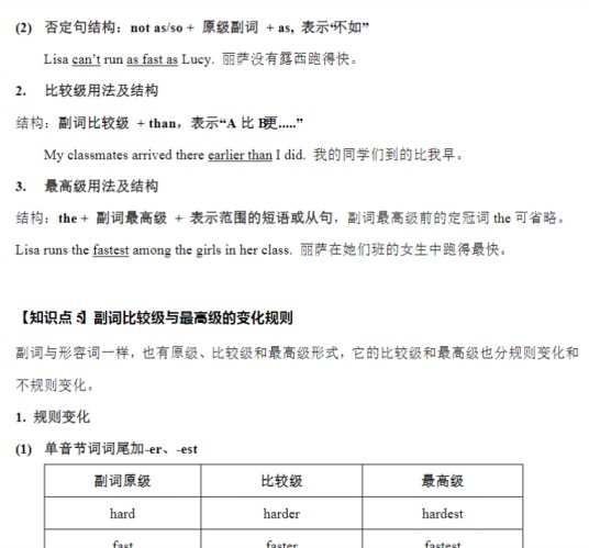 8页小升初语法专题讲练第11讲：副词-免费学习资料下载 - 开学吧