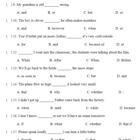 6页小升初语法专题讲练第15讲：连词（二）-免费学习资料下载 - 开学吧