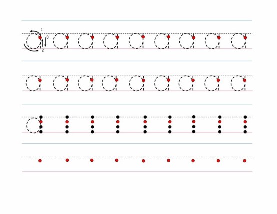幼小衔接-拼音字母小写字母书写字帖打印版-免费学习资料下载 - 开学吧