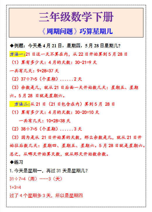14份!周期问题最新整理持续更新版-高清完整-开学吧