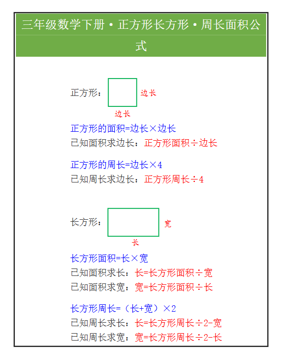 19份！正方形面积最新整理持续更新版-高清完整-开学吧