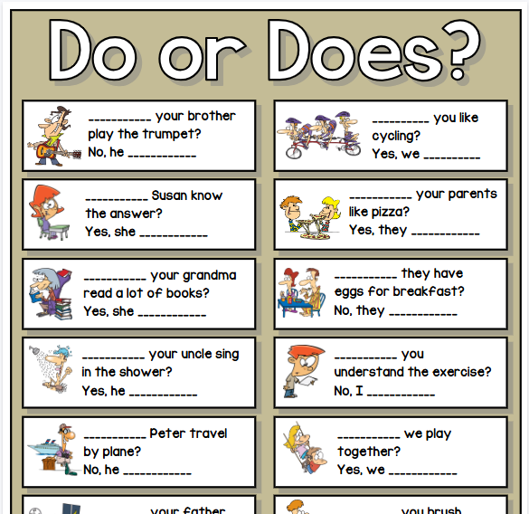 do does区分【完整可直接打印】24套语法练习纸全套-开学吧