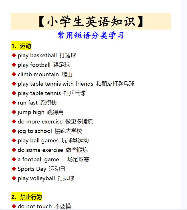 2份！短语分类最新整理持续更新版-高清完整-开学吧