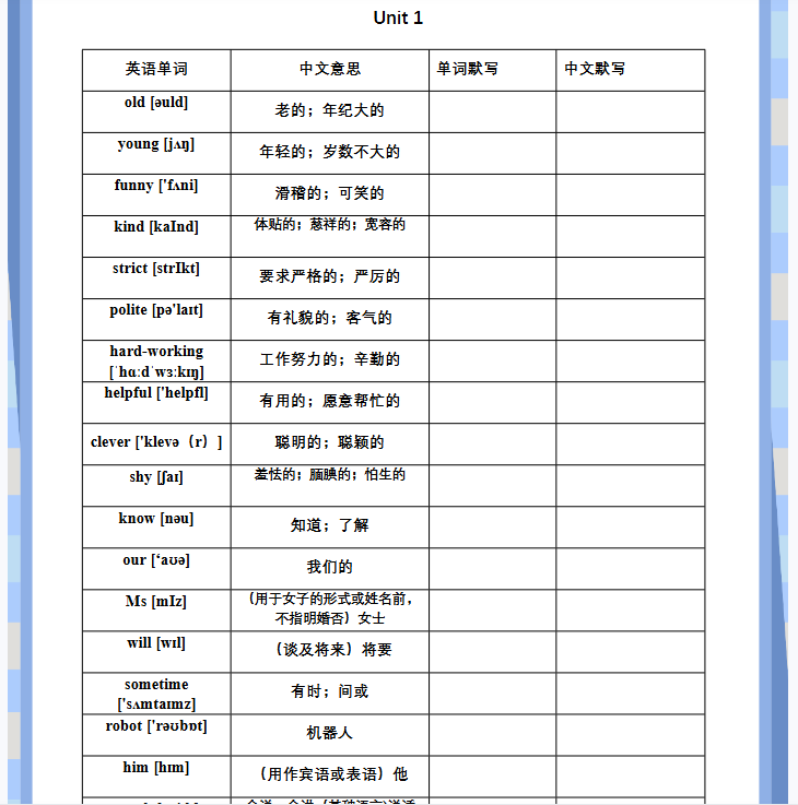 6份！单词分类最新整理持续更新版-高清完整-开学吧