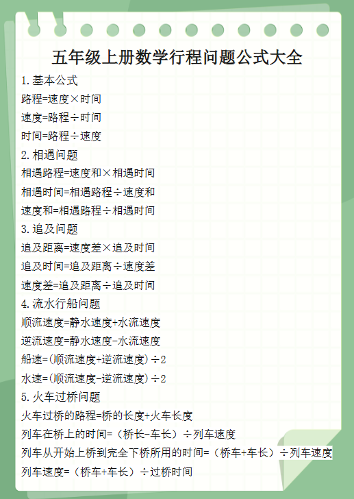 112份！行程问题最新整理持续更新版-高清完整-开学吧