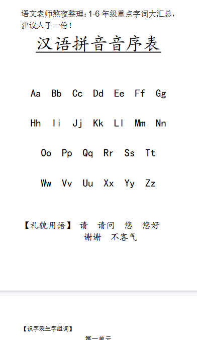 【37页新版】小升初复习：：1-6年级重点字词大汇总，建议人手一份！【高清完整版】-开学吧