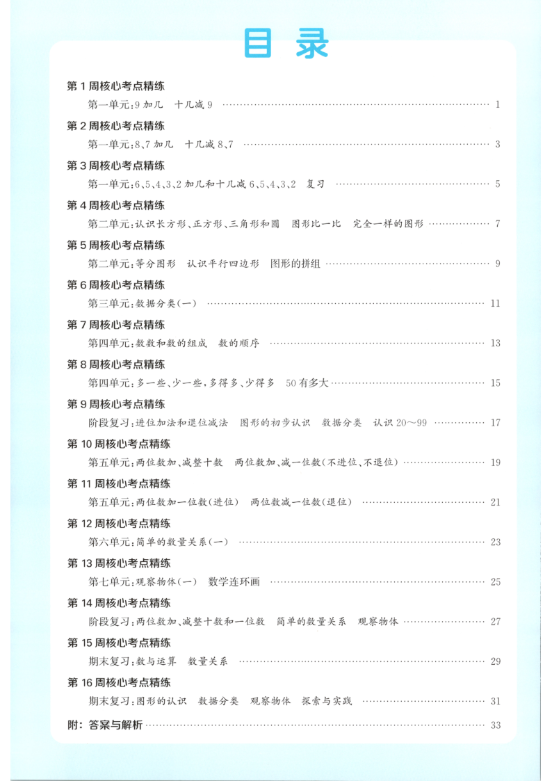 26新一下数学全册核心考点精练（苏教版）-小初高学习资料下载_真题试卷 - 开学吧资料库