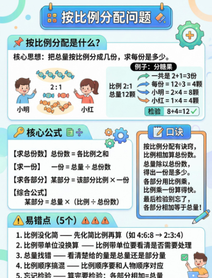 【2026春】孩子按比例分配总出错高彩版-小初高学习资料下载_真题试卷 - 开学吧资料库