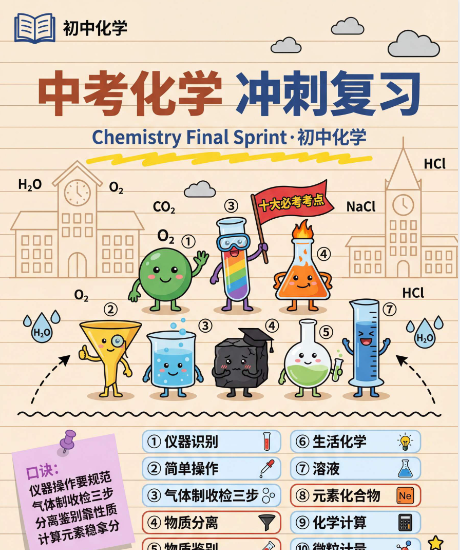 初中化学-《冲刺复习》高彩图-小初高学习资料下载_真题试卷 - 开学吧资料库