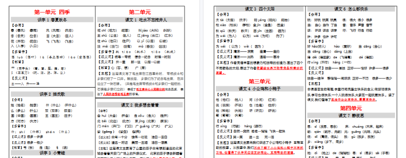 【2026春16页完整版】最新版一下课课贴-小初高学习资料下载_真题试卷 - 开学吧资料库