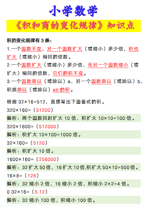 26份！积商变化规律最新整理持续更新版-高清完整-开学吧