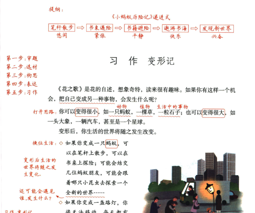 六年级上册 作文范文-开学吧