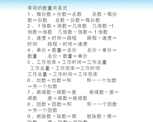 【7页新版】小升初小学数学总复习资料【高清完整版】-开学吧