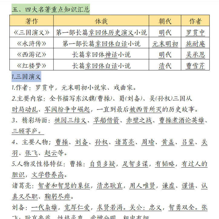 26页！期末复习重点知识汇总五下语文-开学吧